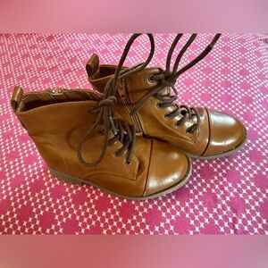 Brown Lace-Up Pipperdoodles Pipsqueak Ankle Boots